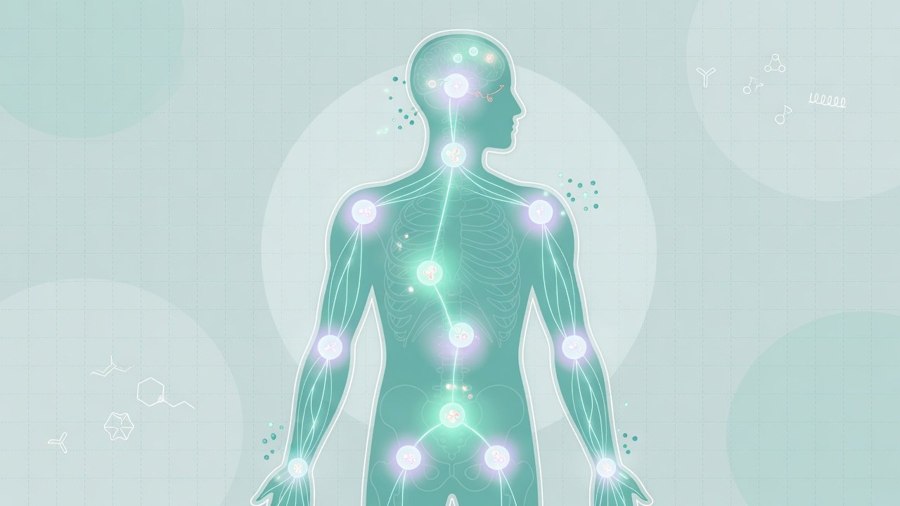 Illustration of the endocannabinoid system