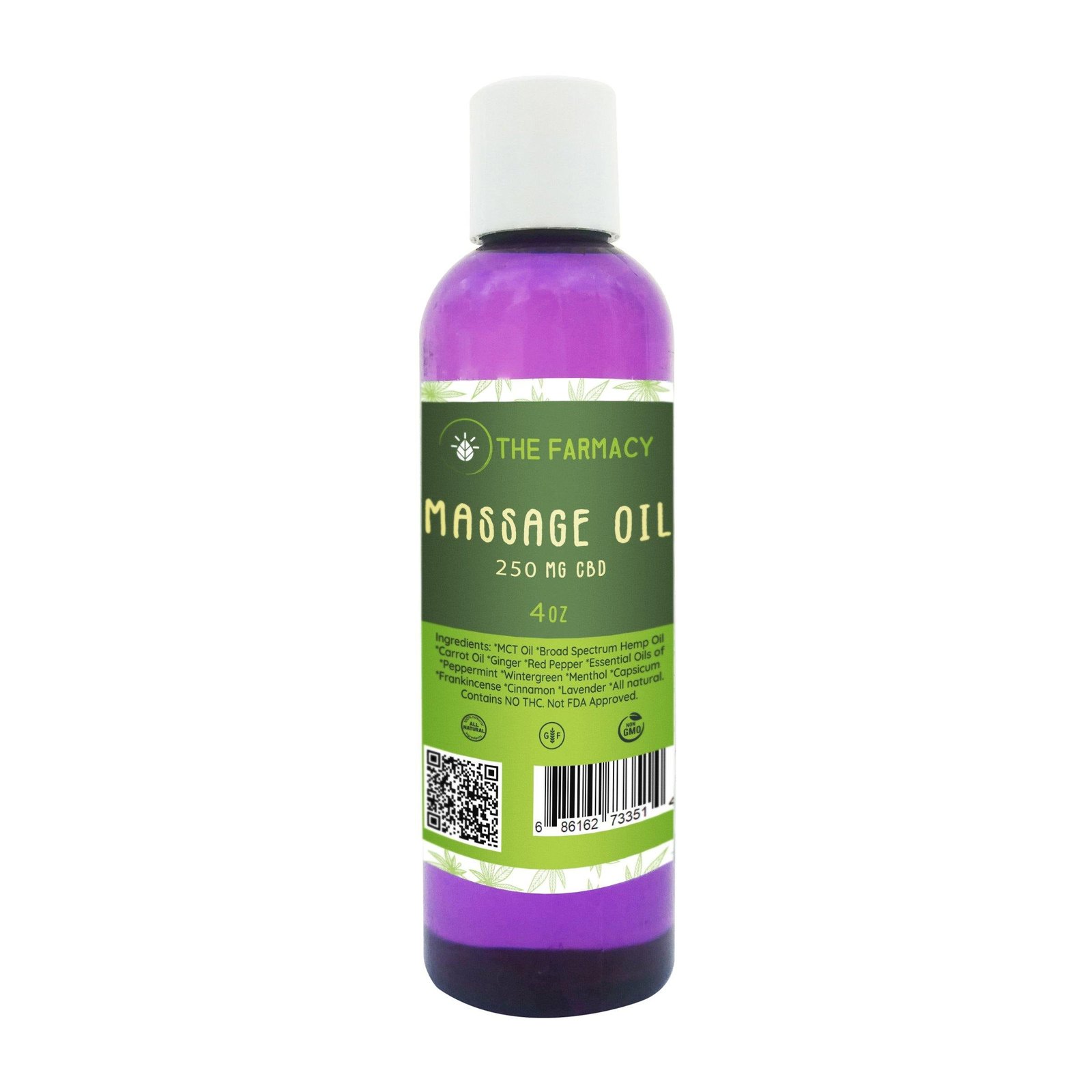 The Farmacy Massage Oil bottle