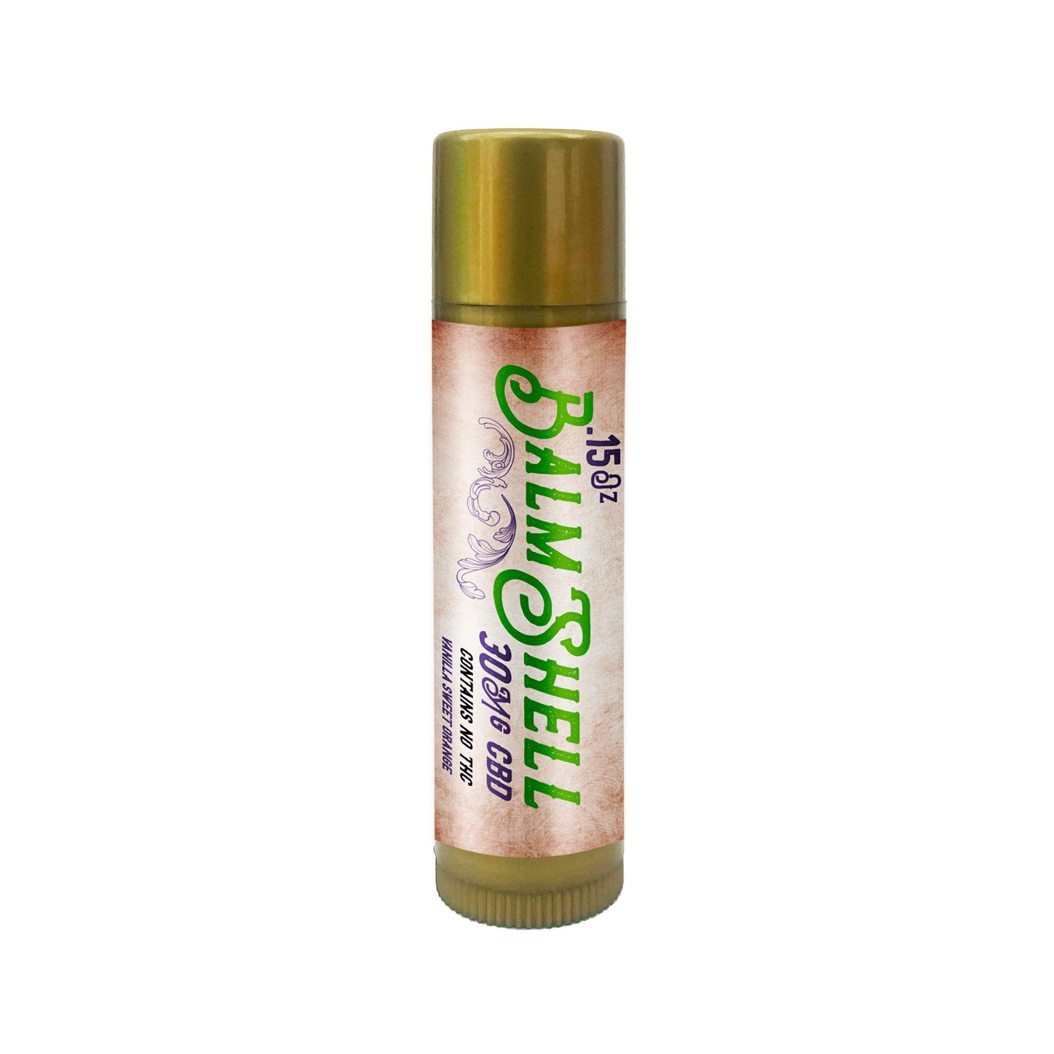 Balmshell lip balm 30mg Broad Spectrum Hemp Oil, Sweet Orange and Vanilla - The Farmacy